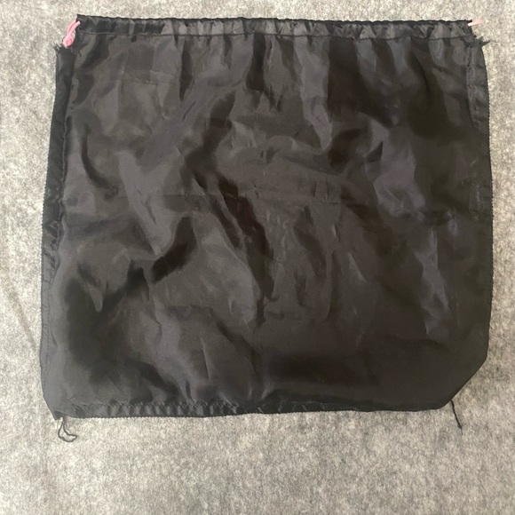 Betsey Johnson Dust Bag Storage Purse Shoes Travel Black 21 x 20” Drawstring - Picture 10 of 11